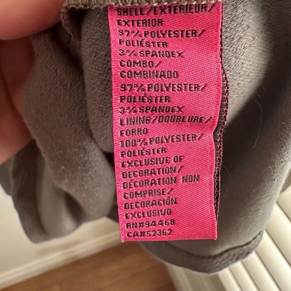 Betsey Johnson Grey Pearl Collar Sleeveless Dress Size 10 - Picture 8 of 8